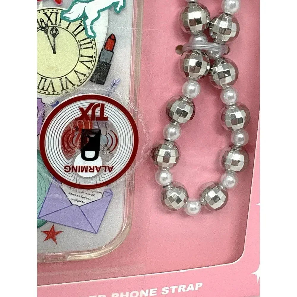 Skinnydip Disco Ball Guitar Cowgirl iPhone 13 / 14 / 15 New York Beaded Strap
